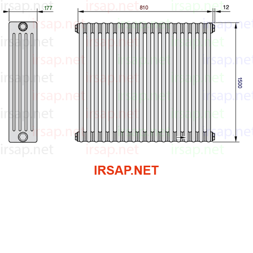 Радиатор IRSAP Tesi 51500/18 T14 CL 01